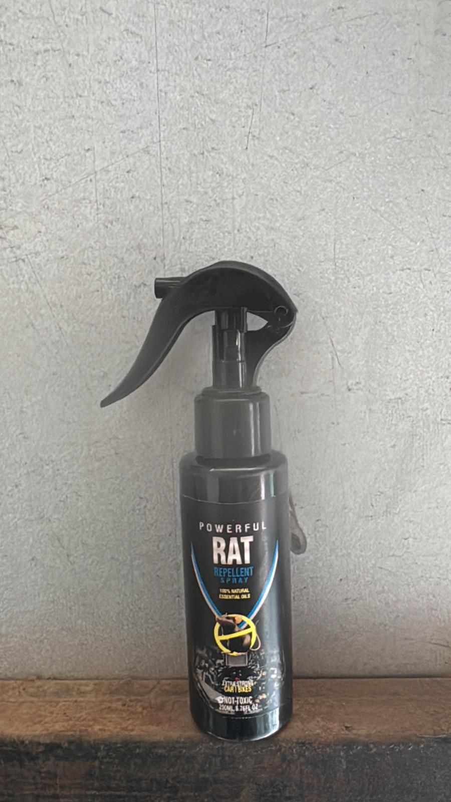 UltraShield™ Rat Repellent Spray for Car | 200ml | Protects Engine Bay, Wires & Interior | Long-Lasting Herbal Formula