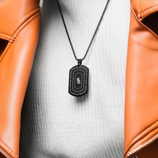 Hanuman Chalisa Pendant with Chain – Spiritual & Protective Jewelry