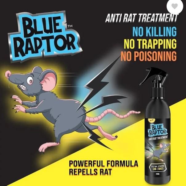 UltraShield™ Rat Repellent Spray for Car | 200ml | Protects Engine Bay, Wires & Interior | Long-Lasting Herbal Formula