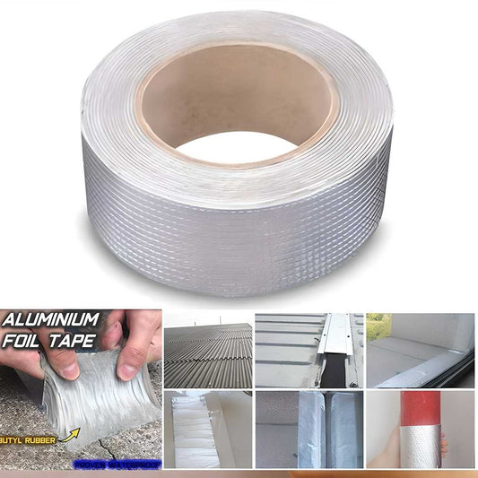 Aluminum Foil Adhesive Tape – Heat & Weather Resistant