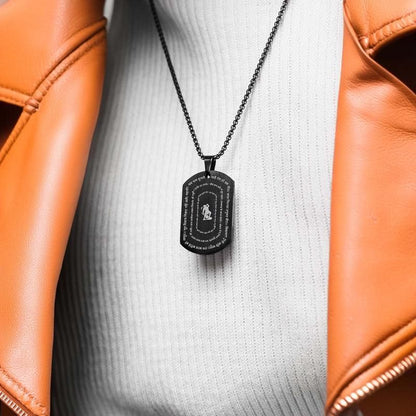 Hanuman Chalisa Pendant with Chain – Spiritual & Protective Jewelry